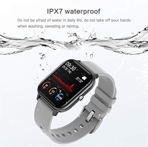 P8 Teljes Érintse meg Smartwatch, Kompatibilis-Úszás-Vízálló-Smartwatch Heart Rate Monitor (Szürke)