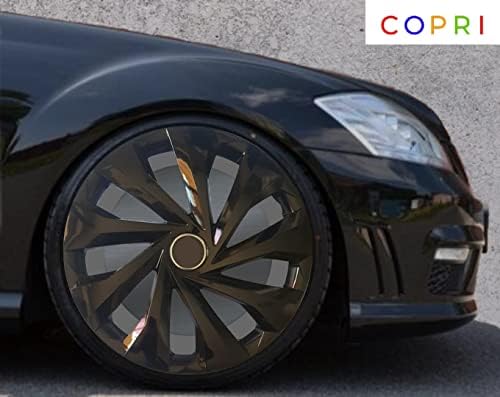 Copri Készlet 4 Kerék Fedezze 15 Colos Dísztárcsa Fekete Snap-On Illik Honda