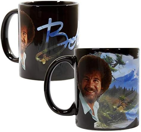 Szürreális Szórakozás Bob Ross Kerámia Bögre (Multicolor)