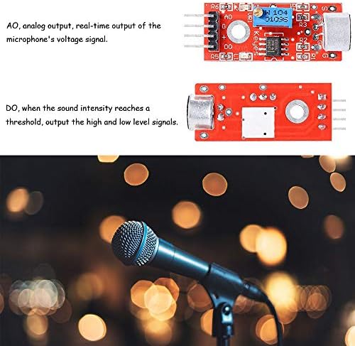 Comidox 3Pcs Nagy Érzékenységű Mikrofon Érzékelő AVR KÉP, Hang Felismerés Modul az Arduino