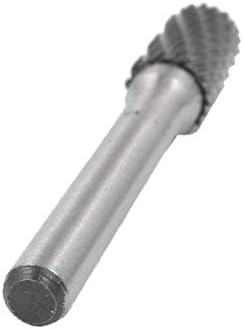 X-mosás ragályos 6 mm átmérőjű Kerek furat 10mm Fejét Dia Gravírozás Wolfram Steel Forgó Fájlt(6mm Diámetro Redondo Vástago 10mm Dia Dia Grabado