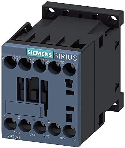 Siemens 3RT20181AK61 MÁGNESKAPCSOLÓ, AC-3, 7,5 KW/400V, 1NO, AC110V 50HZ, 120V 60HZ 3-Pólusú, SZ S00 Csavaros Terminál