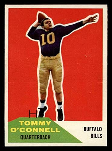 1960 Fleer 19 Tom O ' Connell Buffalo Bills (Foci Kártya) EX/MT Számlák