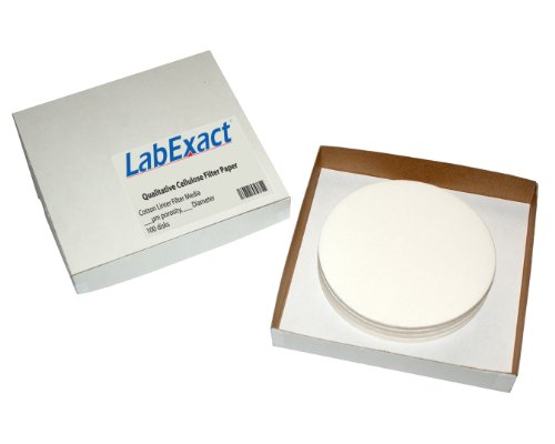 LabExact 1200051 Fokozatú CFP1 Minőségi Cellulóz Papír Szűrő, 11.0 µm, 4.25 cm (Csomag 100)