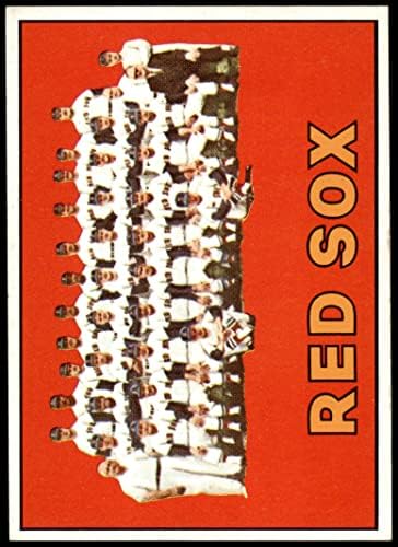 1967 Topps 604 Red Sox Csapat Boston Red Sox (Baseball Kártya) EX/MT Red Sox