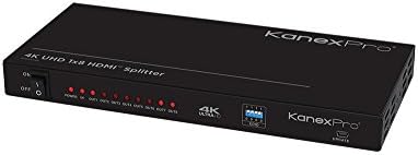 Kanex Pro HDSP184K HDMI 8-Port Elosztó Erősítő,Fekete