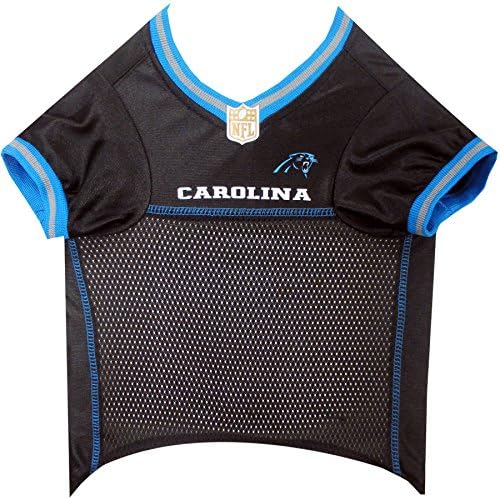 NFL Carolina Panthers Kutya Jersey, Méret: XX-Large. Legjobb Labdarúgó Jersey ruha, a Kutya, Macska. Engedélyezett Jersey Póló.