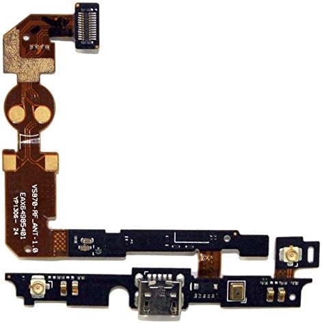 UCAMI JianMing Csere USB Töltő Csatlakozó Port Flex Kábel & Mikrofon Flex Kábel LG Lucid 2 / VS870 Javító Készlet