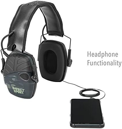 Howard Leight by Honeywell Hatása Sport Hangerősítő Elektronikus Felvételi Earmuff, Multicam Fekete (R-02527)