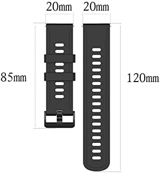 KGDHB 22 20mm Puha Szilikon Pánt 20mm 22mm Univerzális Csere Zenekar Watchband