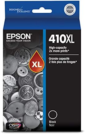 Epson T410XL020 Prémium Fekete Nagy Kapacitású -Patron -Ink & T410 Claria Premium-Festék Standard Kapacitású Cián -Patron (T410220-S),