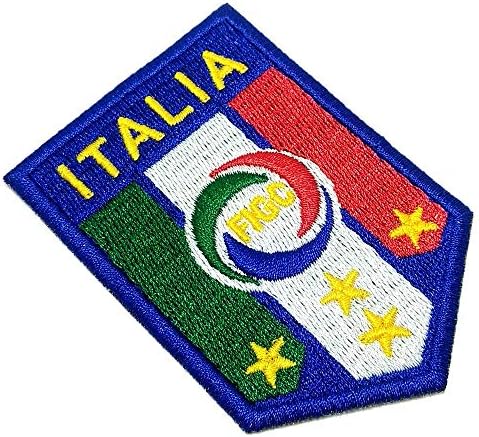 TIIT024T 55 BR44 Italia-Olaszország Pajzs Foci Foci Futbol Hímzett Javítás Embléma Címke Vas vagy Varrjuk