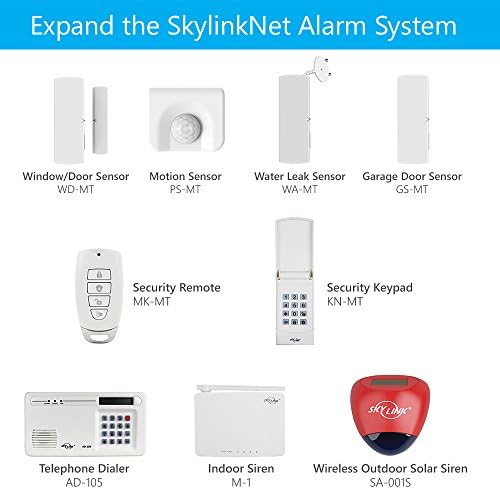 MK-MT Skylink Vezeték nélküli Biztonsági Kulcstartó Távvezérlő a SkylinkNet Csatlakoztatott Otthoni Riasztó, Biztonsági & Otthoni Automatizálási