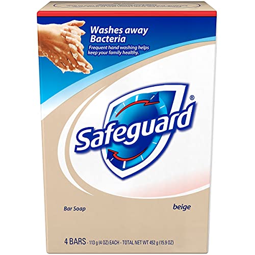 Safeguard 08833 Antibakteriális Fürdő Szappan Bézs 4Oz Bár 48/Karton