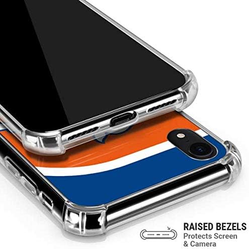 Skinit Tiszta Telefon Esetében Kompatibilis az iPhone XR - Hivatalosan Engedélyezett NFL Denver Broncos Retro Logo Design