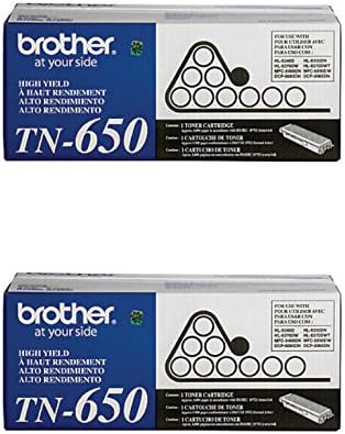 Brother Eredeti TN-650 (TN650) Nagy kapacitású Fekete Lézer Toner Patron 2-Pack