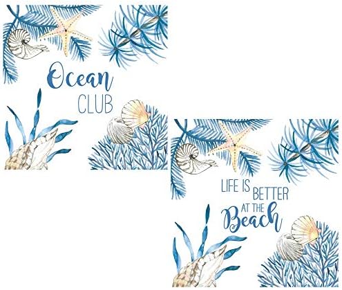 Ocean Beach Élet Koktél Szalvéta Különböző Csomagolás | a Csomag Tartalmazza a 40 Összesen Ital Papír Szalvéta | Ocean Club, az Élet