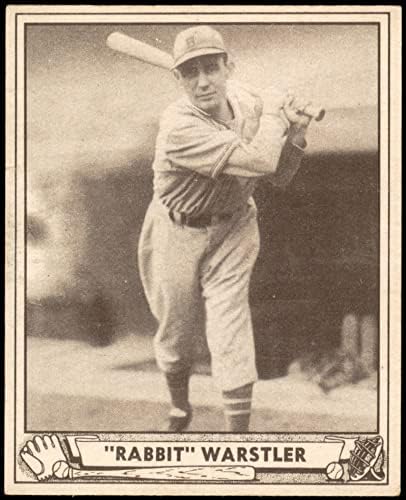 1940-ben Játszani 59 Nyúl Wartstler Boston Braves (Baseball Kártya) VG/EX Bátrabbak