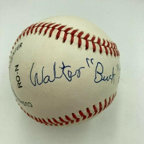 Walter Buck Leonard Néger Liga Legenda Aláírt Nemzeti League Baseball SZÖVETSÉG COA - Dedikált Baseball