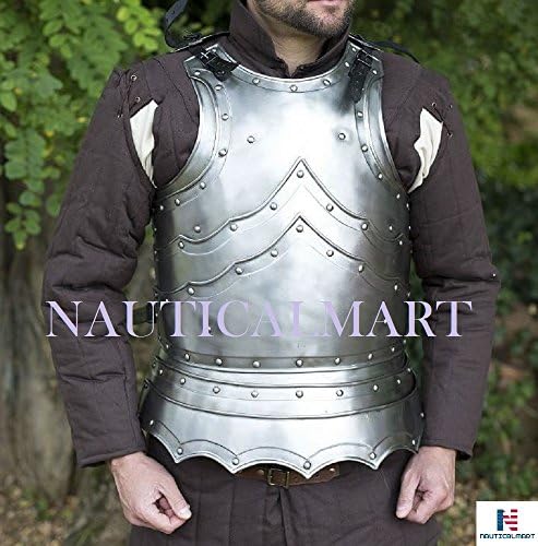 NauticalMart Páncél Középkori Boldizsár Front & Vissza Plate Armor