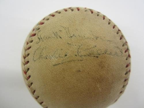 1930-as évek New York Yankees Babe Ruth Lou Gehrig aláírt baseball SZÖVETSÉG LOA PSA/DNS-COA - Dedikált Baseball