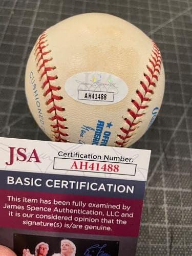 Joe Astroth Atlétika 6 R. b.én. 1 Játékrész Egyetlen Dedikált Baseball Szövetség - Dedikált Baseball