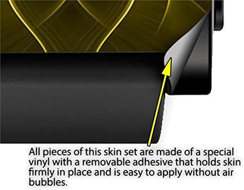 Absztrakt 01 Sárga - Matrica Stílusú Bőr illik Eredeti Kavicsos Smart Óra (Óra Külön megvásárolható)