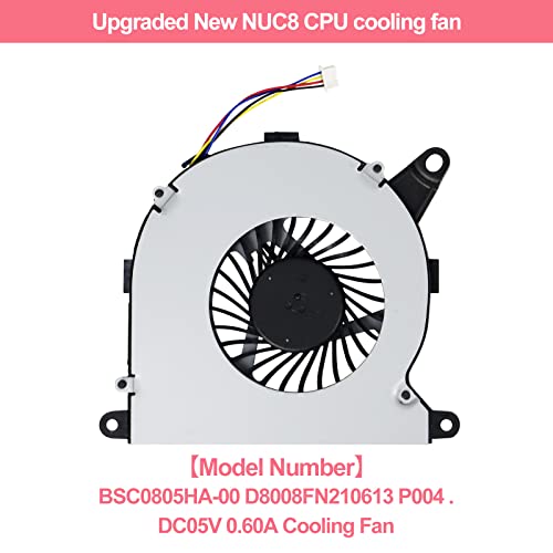 LXun Korszerűsített NUC8 CPU Hűtő Ventilátor Kompatibilis az Intel NUC NUC8 NUC8i3BEH NUC8i5BEH NUC8i5bek NUC8i7BEH NUC8 I3/I5/I7