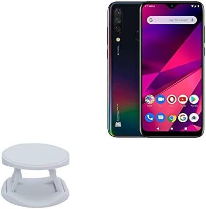 Telefon Markolat BLU v90 (Telefon Markolat által BoxWave) - SnapGrip Tilt Tartó, Hátsó Tapadás Fokozó Tilt Állni BLU v90 - Téli Fehér