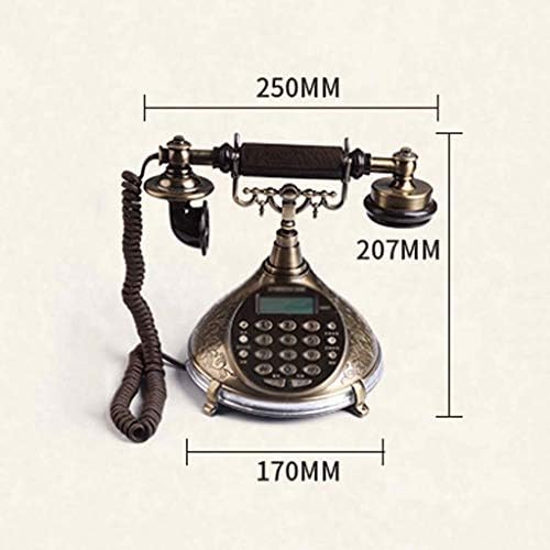 ZYZMH Telefon - Retro Vintage Antik Stílusú Forgó Tárcsa Gombot Asztal Telefon Telefon Haza Nappali Dekor