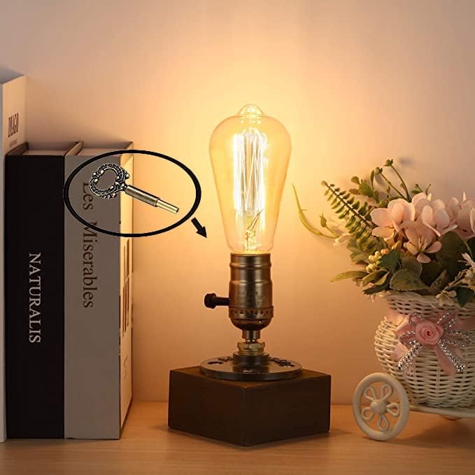 WOYTTSYSM Lámpa Foglalat Fém kulcsos Kapcsoló Kezelni Gombok Haza Lámpa Dekoratív Fém Gomb Lámpa Foglalat (Antik,doboz 2)