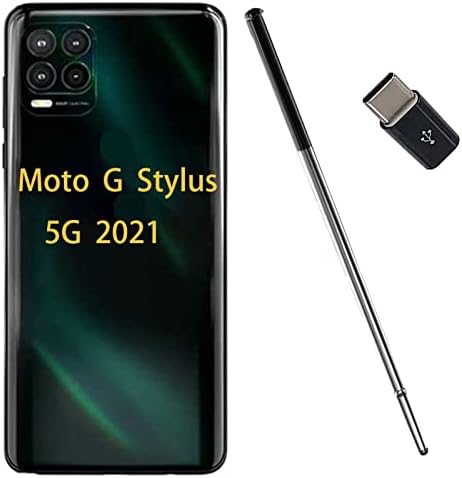 a Moto G Stylus 5G (2021) Stylus Toll helyett Motorola Moto G Stylus 5G (2021) XT2131 Touch Toll + Micro USB-C-Típusú Konverter (Kozmikus